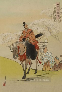 nihon hana zue 1896 3 Ogata Gekko Ukiyo e Pinturas al óleo